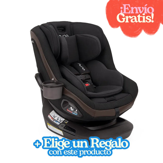 PREVENTA | Silla de carro convertible giratoria 360° REVV para bebé, de uso a contramarcha y a favor de la marcha, con arnés de 5 puntos, protección lateral y 10 posiciones de reclinación - Nuna | ¡REGALO GRATIS!