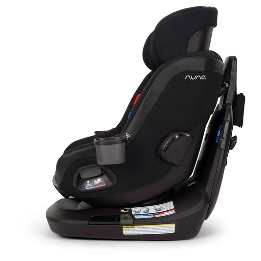 Silla de carro convertible giratoria 360° REVV para bebé, de uso a contramarcha y a favor de la marcha, con arnés de 5 puntos, protección lateral y 10 posiciones de reclinación - Nuna