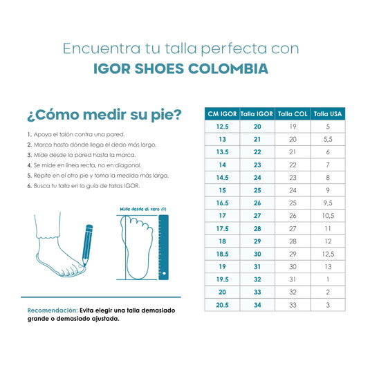 Tenis de lona 100% algodón con doble cierre en velcro para bebé - Igor