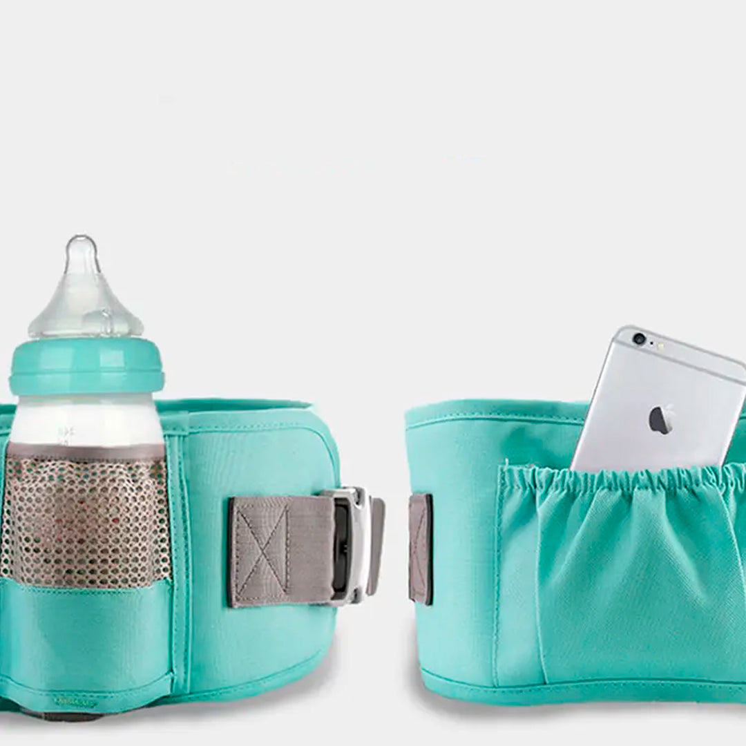 COLOR & LIFE – Portabebés ergonómico tipo canguro 3 en 1 con asiento para la cadera