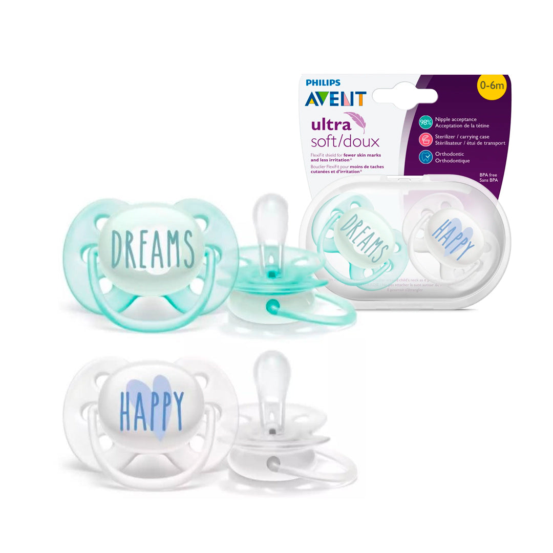 Chupa AVENT x2 Ultra Soft (niño 0-6)