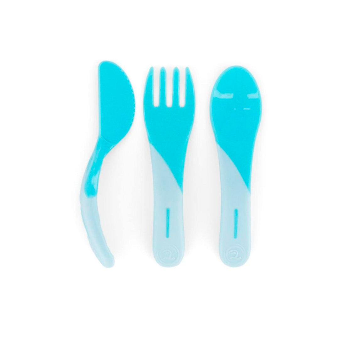 Kit de cubiertos en plástico libre de BPA, ergonómicos, ideales para bebés 6m+ - Twistshake
