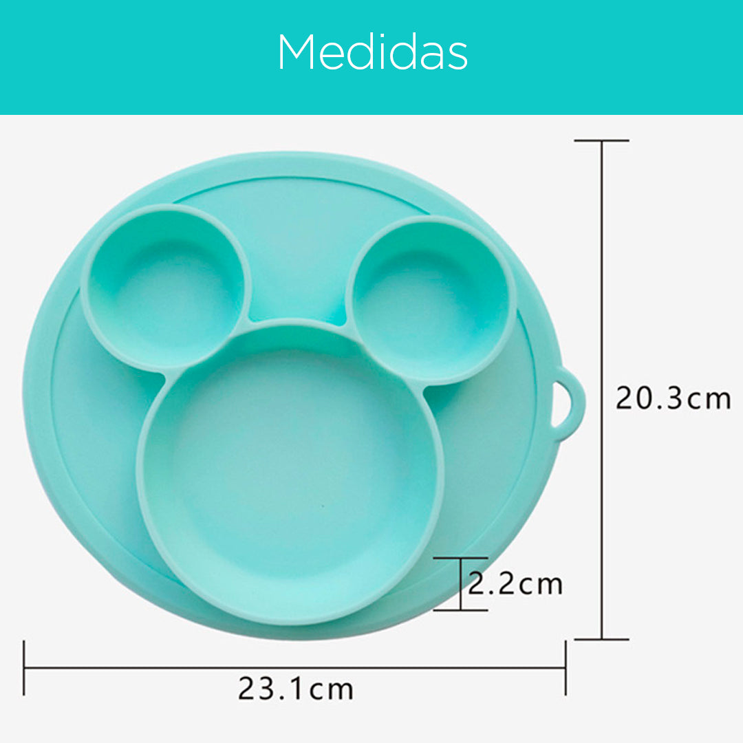 Plato en silicona MICKEY