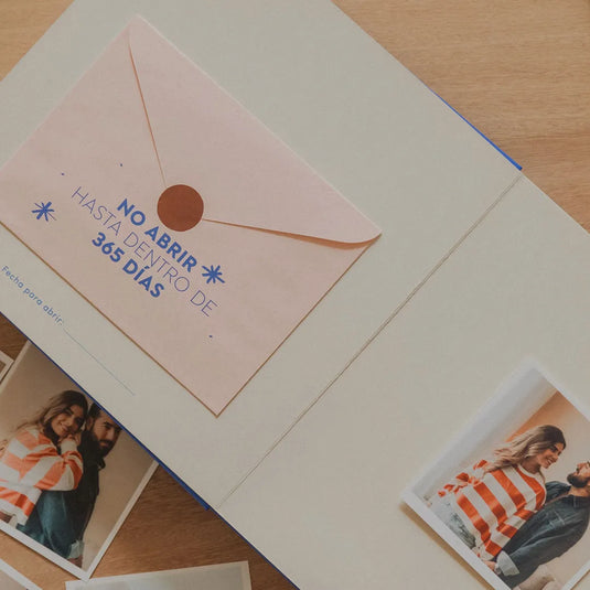 El Libro de Nosotros: álbum de pareja para fotos, cartas y recuerdos
