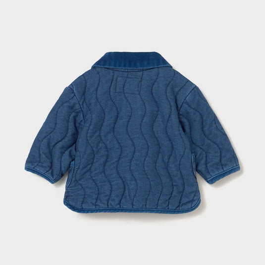 Chaqueta en tela denim tejido vaquero para bebé, cierre con botones a presión en la parte delantera, tejido vaquero cómodo y combinable para los looks diarios, bolsillos funcionales en la parte delantera - Mayoral