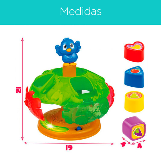 Juguete carrusel Árbol con luces, sonidos y piezas encajables - WinFun