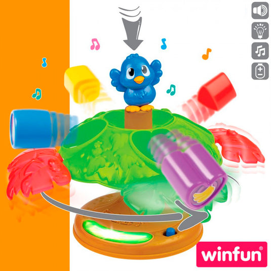 Juguete carrusel Árbol con luces, sonidos y piezas encajables - WinFun