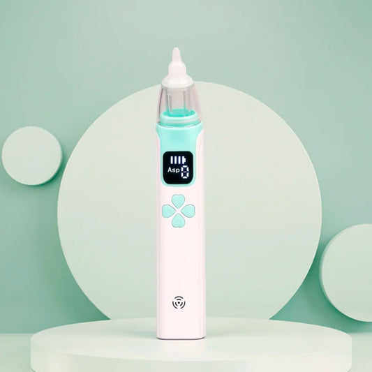 Aspirador nasal eléctrico para bebé, limpiador de nariz eléctrico recargable, con ajuste de velocidades y función a bajo nivel de ruido