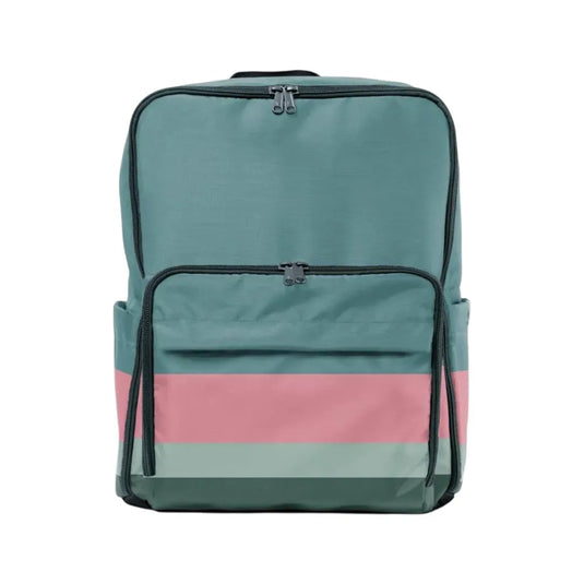 Pañalera morral multifuncional con diseños estampados, con múltiples compartimientos ideales para todo lo del bebé y espacios muy prácticos para los padres, hecha en 50% lona reciclada hecha en Colombia - ANTO
