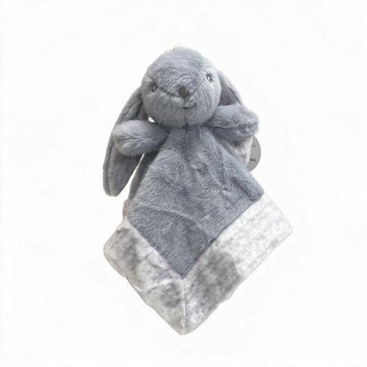 Mantita de apego para bebé de peluche ultrasuave con cabecita de conejo, hipoalergénica y estimulante, disponible en varios colores - Wakids
