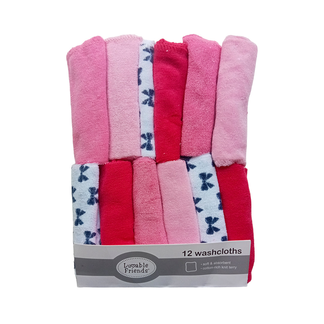 Paquete x12 babitas para bebé, set de toallitas de algodón, material suave y absorbente - Luvable Friends