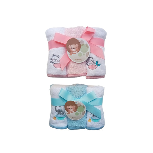 Paquete de babitas para bebé, paquete de toallitas x6 unidades, hechas de algodón suave y absorbente