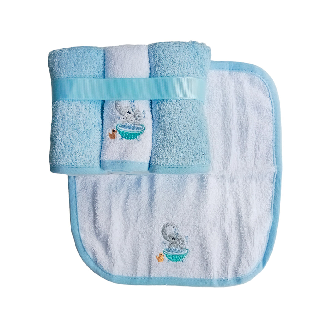Paquete de babitas para bebé, paquete de toallitas x6 unidades, hechas de algodón suave y absorbente