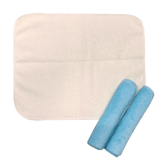 Set x6 babitas multicolor para bebé, toallitas de tamaño compacto para llevar a todos lados, hecho en material suave, absorbente y antialérgico para cuidar la piel del bebé - Nubba