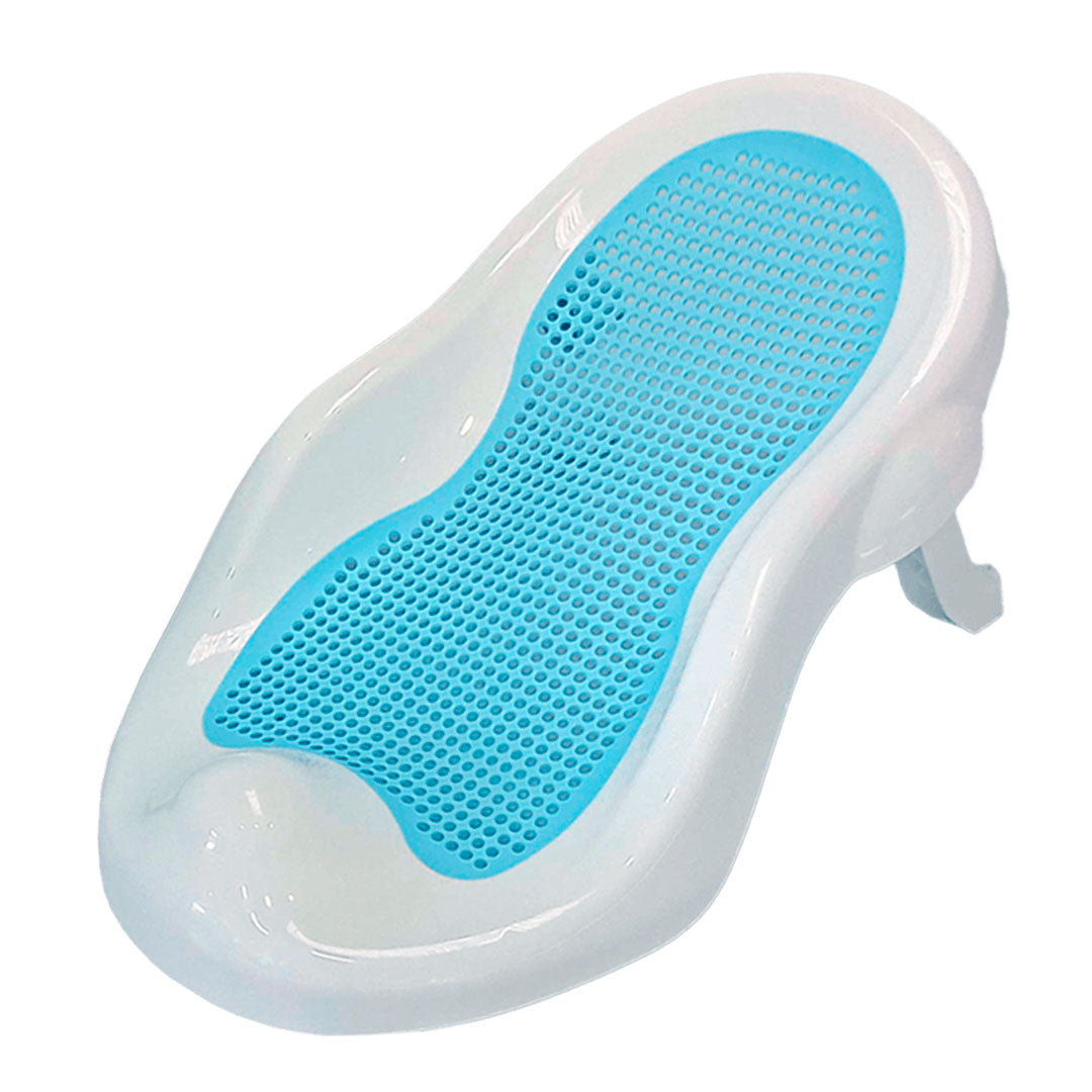 Bañera plegable Ocean para bebé con soporte, con base antideslizante, tapón de desagüe, soporte rígido y termómetro incluido - Priori