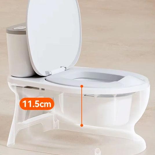 Baño portátil de entrenamiento diseño de sanitario para bebé, recipiente removible para desechos, fabricado en material resistente, base antideslizante, bacinica de entrenamiento para niños