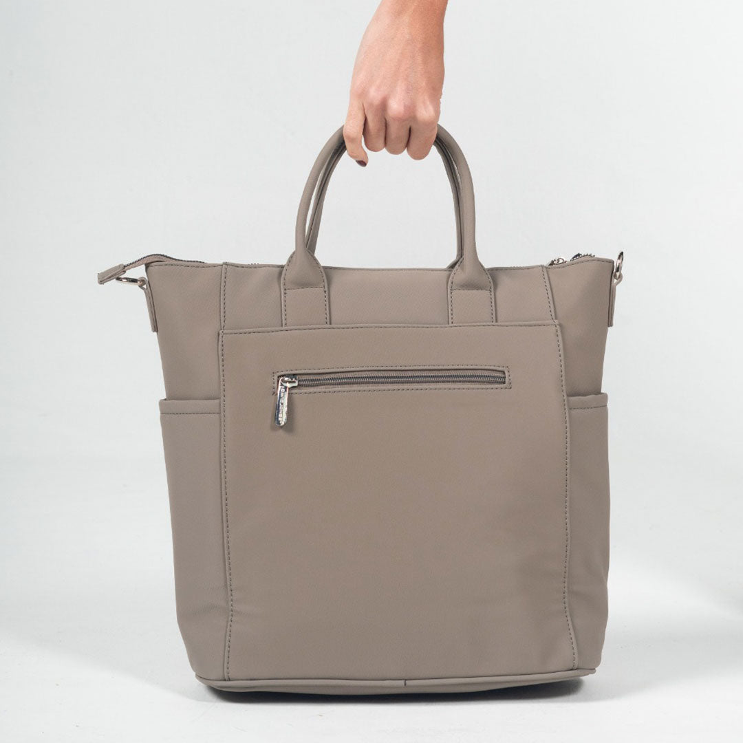 Bolso premium multifuncional en eco-cuero, buena capacidad de almacenamiento, con correa para llevarlo lateral, diseño francés - David Jones