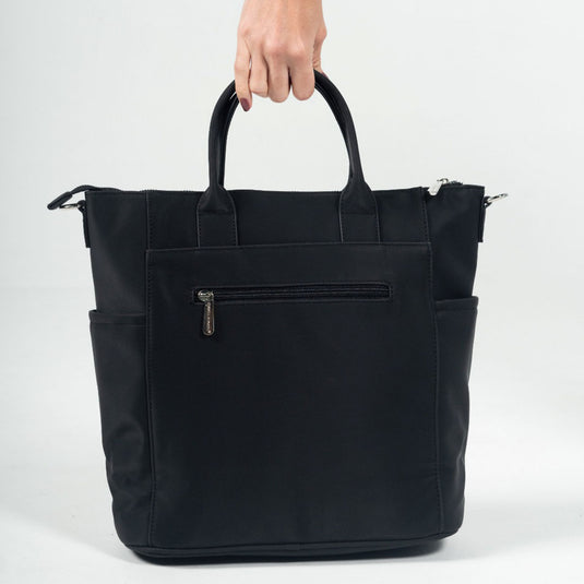 Bolso premium multifuncional en eco-cuero, buena capacidad de almacenamiento, con correa para llevarlo lateral, diseño francés - David Jones