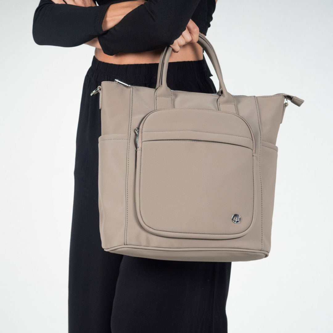 Bolso premium multifuncional en eco-cuero, buena capacidad de almacenamiento, con correa para llevarlo lateral, diseño francés - David Jones