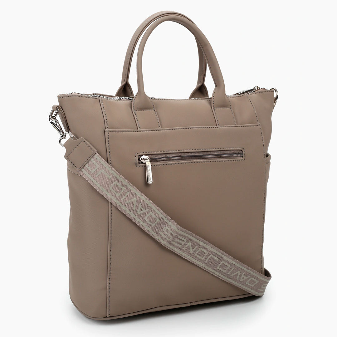 Bolso premium multifuncional en eco-cuero, buena capacidad de almacenamiento, con correa para llevarlo lateral, diseño francés - David Jones