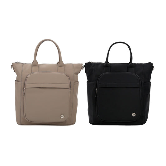 Bolso premium multifuncional en eco-cuero, buena capacidad de almacenamiento, con correa para llevarlo lateral, diseño francés - David Jones