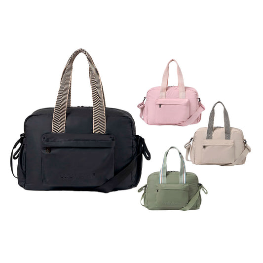 Bolso pañalera con asa fantasía impermeable, hecho en material resistente y resistente a líquidos, múltiples bolsillos para mejor orden, de buena capacidad de almacenamiento - Mayoral