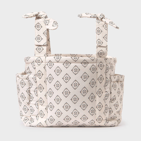 Organizador pañalera estampado para coche, de buen almacenamiento, diseño en patrones, bolsillos independientes para mayor organización, correas ajustable - Mayoral