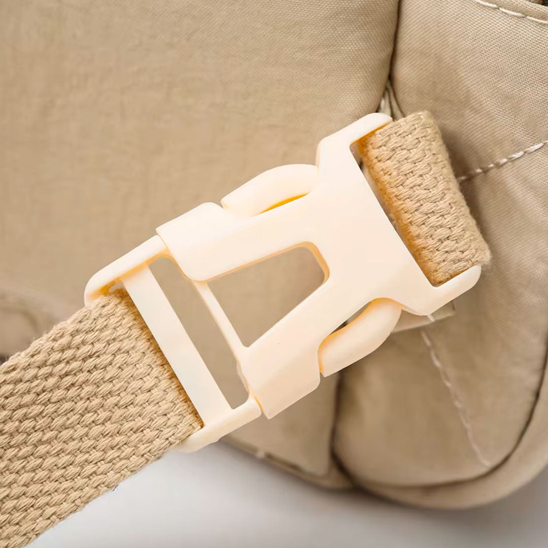 Bolso pañalera Duohui de múltiples compartimientos, con correa para uso lateral, de buena capacidad de almacenamiento, morral en tela resistente e impermeable para pañales