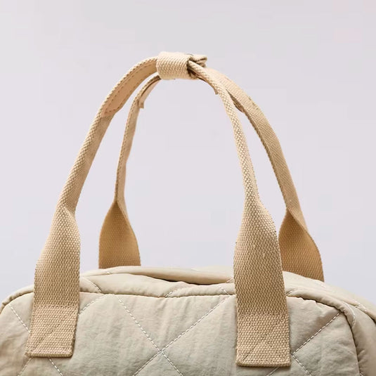 Bolso pañalera Duohui de múltiples compartimientos, con correa para uso lateral, de buena capacidad de almacenamiento, morral en tela resistente e impermeable para pañales