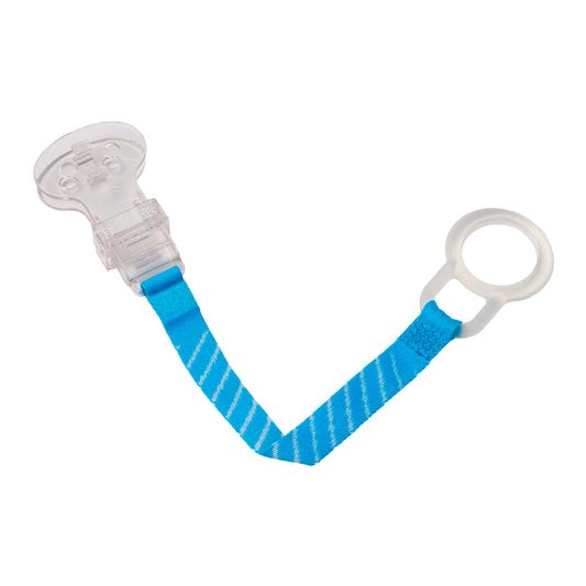 Broche portachupas con clip para sujetar a la ropa, ideal para tener la chupa al alcance, evita que caiga al suelo, hecho en material ligero y resistente, 100% libre de BPA - Dr Brown's