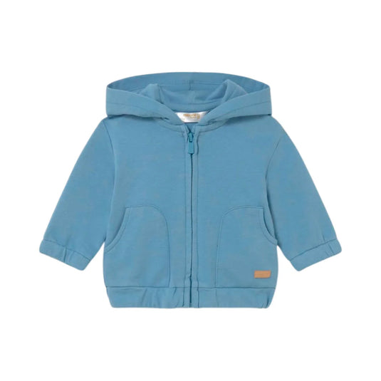 Buzo estilo sudadera color plano cierre para bebé - Mayoral