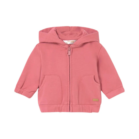Buzo estilo sudadera color plano cierre para bebé - Mayoral