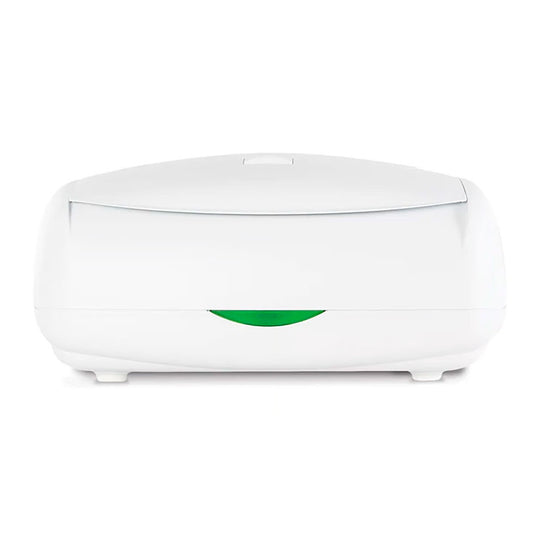 Calentador y dispensador de toallitas humedas, luz nocturna suave, capacidad para 80 toallitas, calienta de abajo hacia arriba, uso a una sola mano - Prince Lionheart