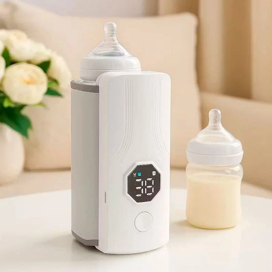 Calentador de teteros portátil, de temperatura ajustable