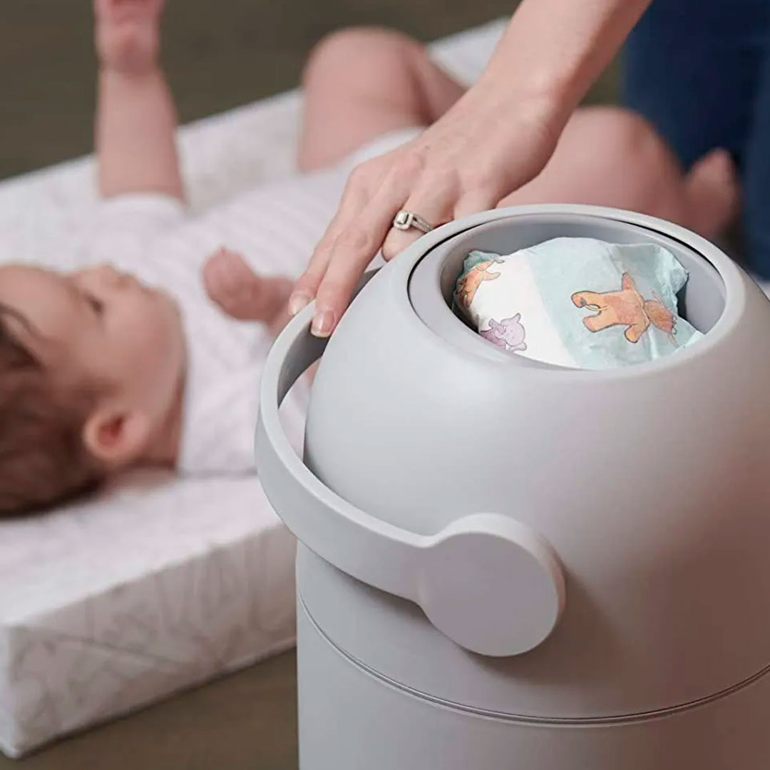Caneca para pañales automática, basurero para pañales inodoro, contenedor de pañales manejo a una sola mano, papelera para pañales Magic - Premium Baby