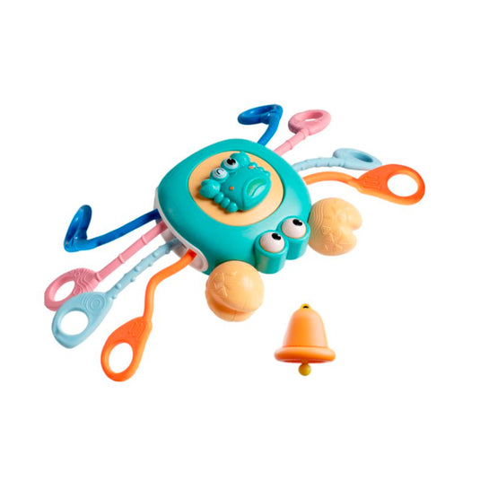 Cangrejo sensorial mordedor colorido - Pull String