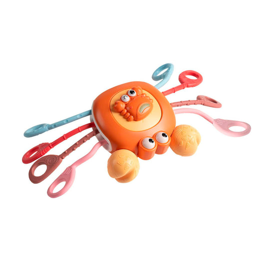 Cangrejo sensorial mordedor colorido - Pull String