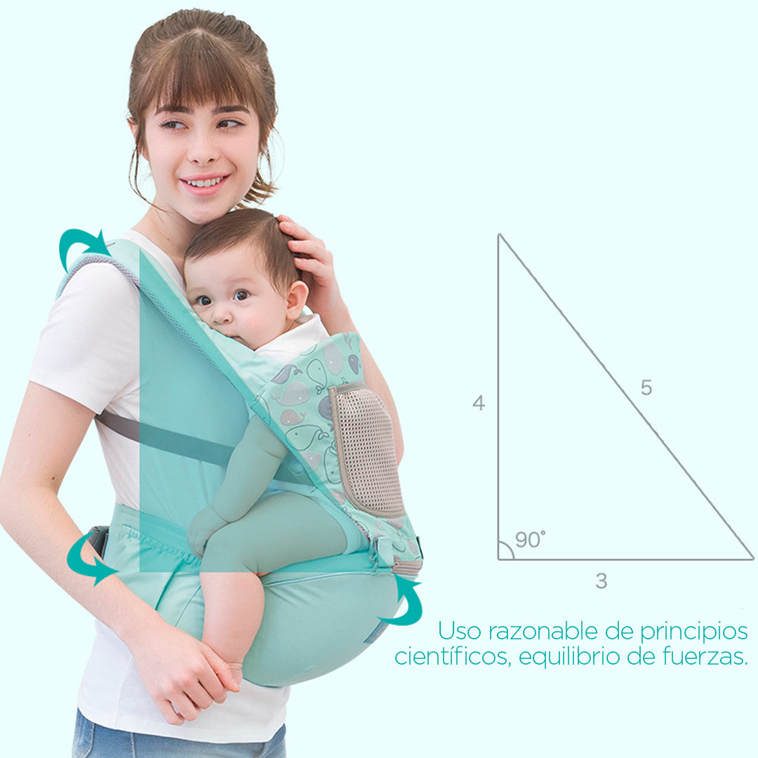 Canguro para bebé ergonómico 3 en 1 multifunción - Color & Life