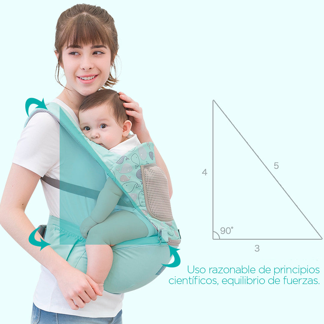Cargador para bebés verde