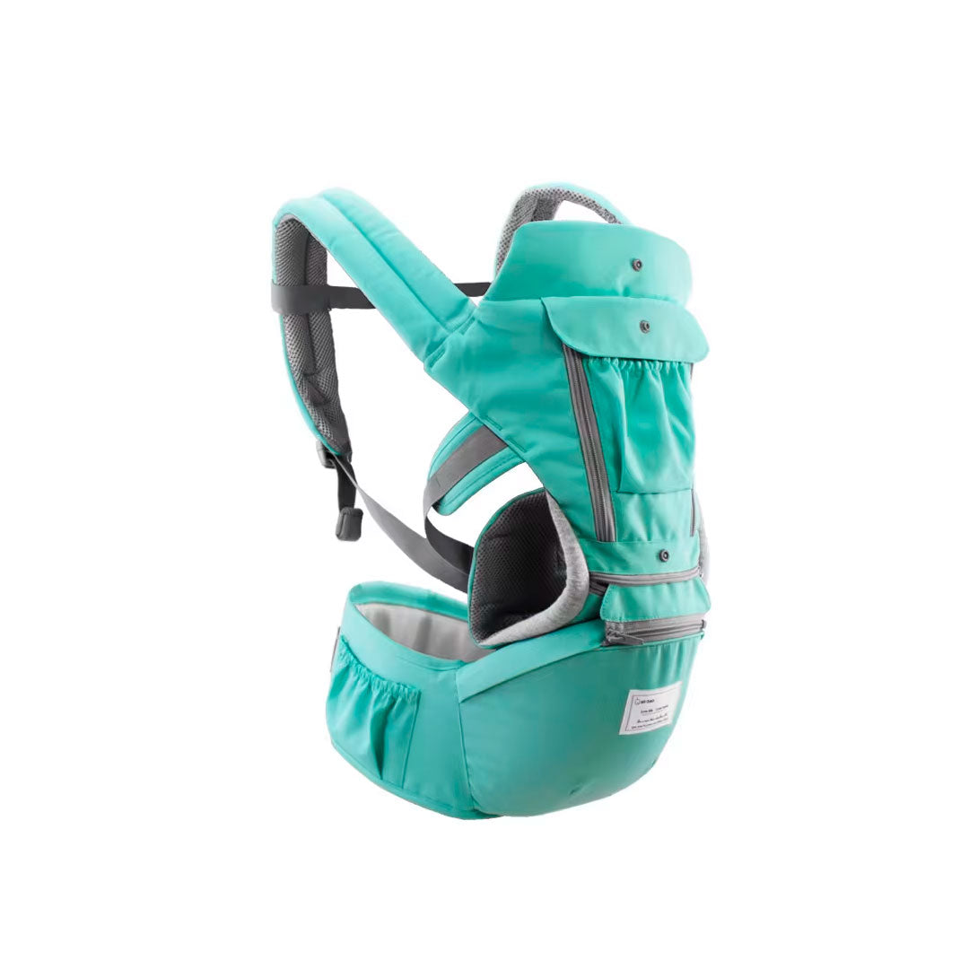 Portabebés ergonómico tipo canguro 3 en 1, cargador para bebé con asiento para la cadera - Aiebao