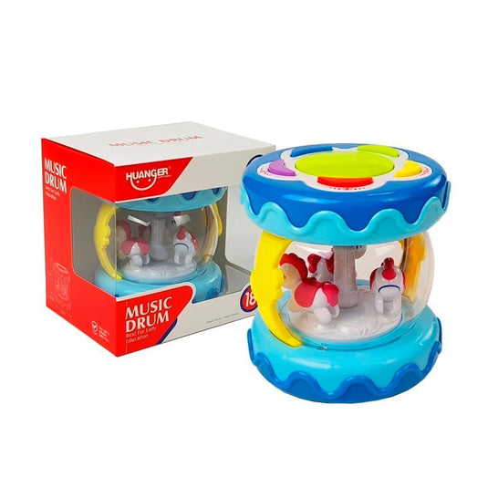 Carrusel didáctico con luces, sonidos y melodías para bebé