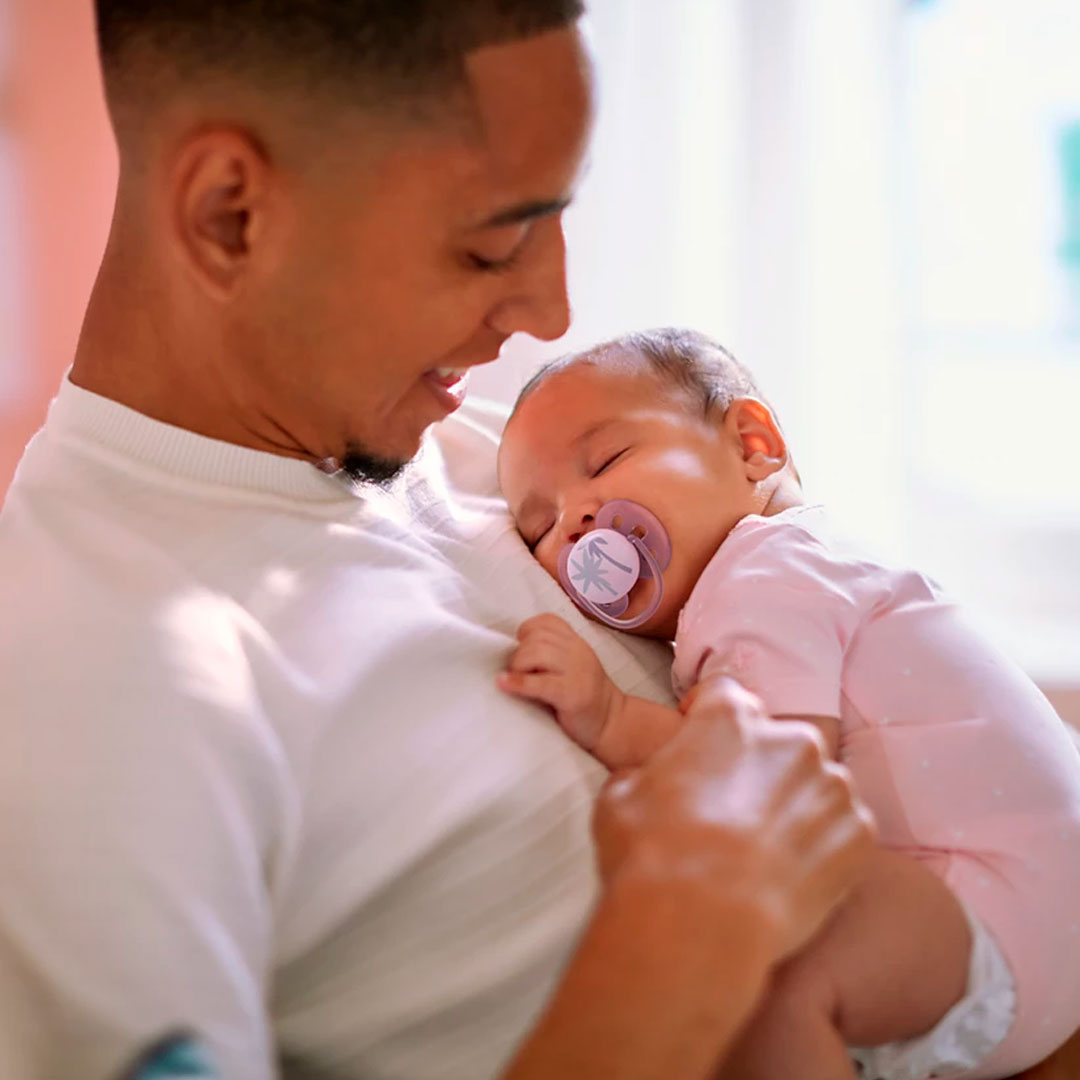 Chupa Ultra Soft Palmera púrpura 0 a 6 meses, ideal para piel sensible - Philips Avent