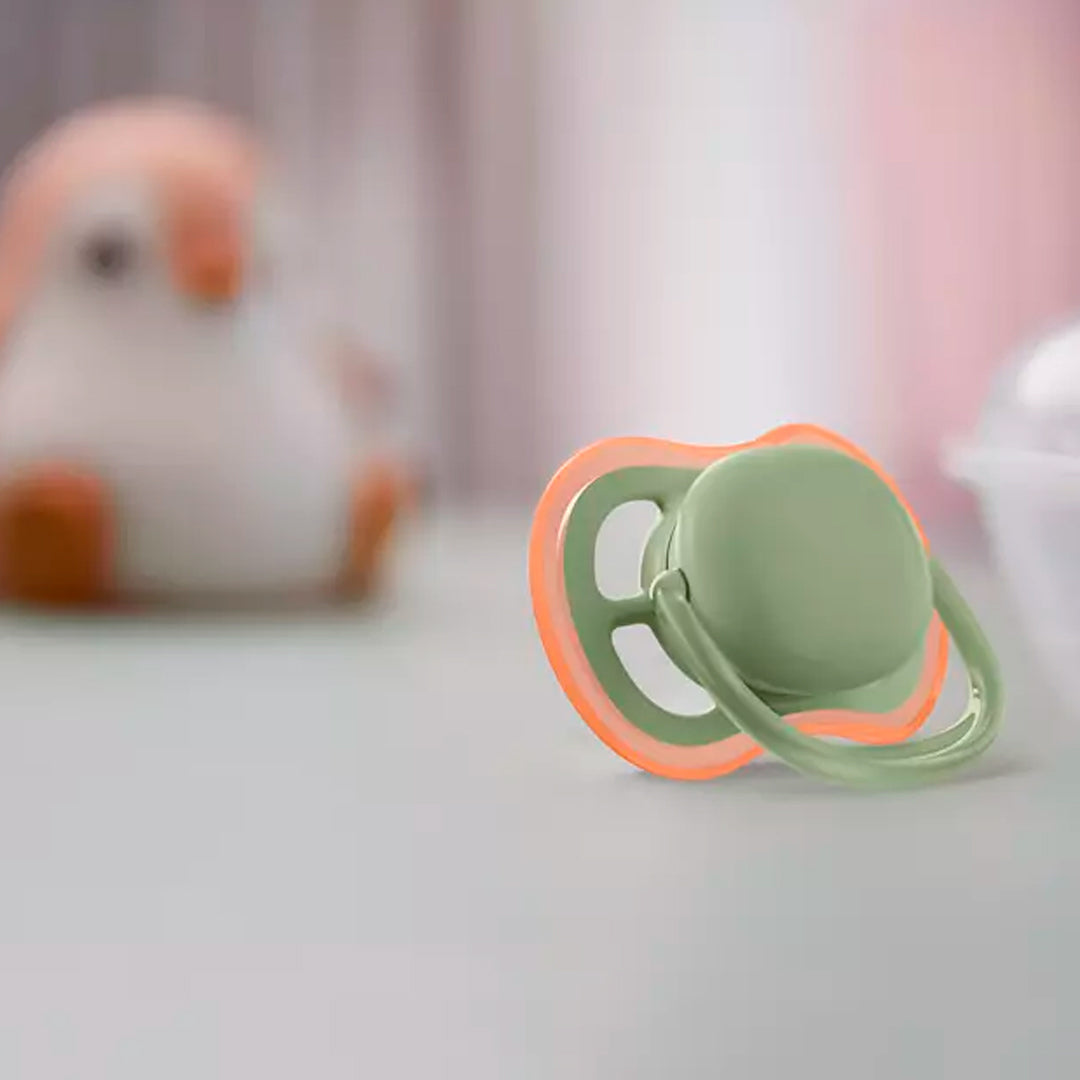 Chupas Ultra Air x2, colores neutros, unisex para bebés de 6 a 18 meses, libre de BPA - Philips Avent