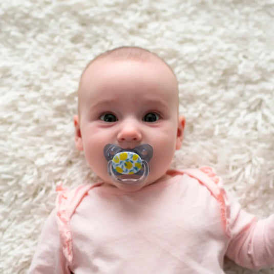 Chupas PreVent x2 Dinosaurio / Limones 6 - 18m - Dr Brown's