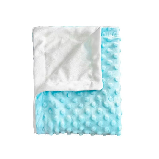 Cobija doble faz ovejera para bebés, manta suave, ligera, cómoda y cálida, ideal para recién nacidos - Color & Life