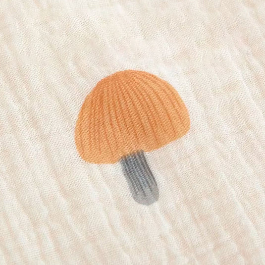 Cobija muselina tela galleta con capucha orejitas, hecha en tela suave y transpirable, manta con capucha y botón para bebé, diseño estampado