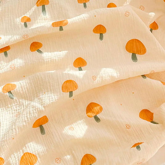 Cobija muselina tela galleta con capucha orejitas, hecha en tela suave y transpirable, manta con capucha y botón para bebé, diseño estampado