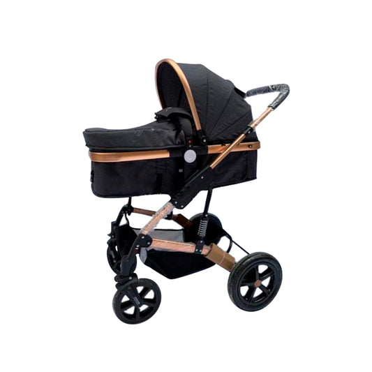 Coche moisés 2 en 1 - Maxibaby Negro