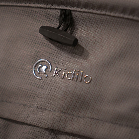 Coche paseador con barra rotable, con función de plegado tipo maleta queda compacto y ligero, mango reversible, respaldo ajustable, capota ajustable a varias posiciones - Kidilo
