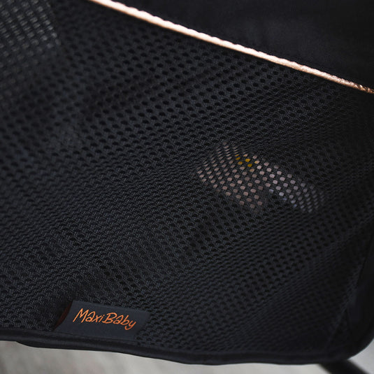 Coche estilo moisés 2 en 1, ajustable a paseador, con cubrepiés, amplia canasta inferior de almacenamiento y portavasos para el tetero  - Maxibaby